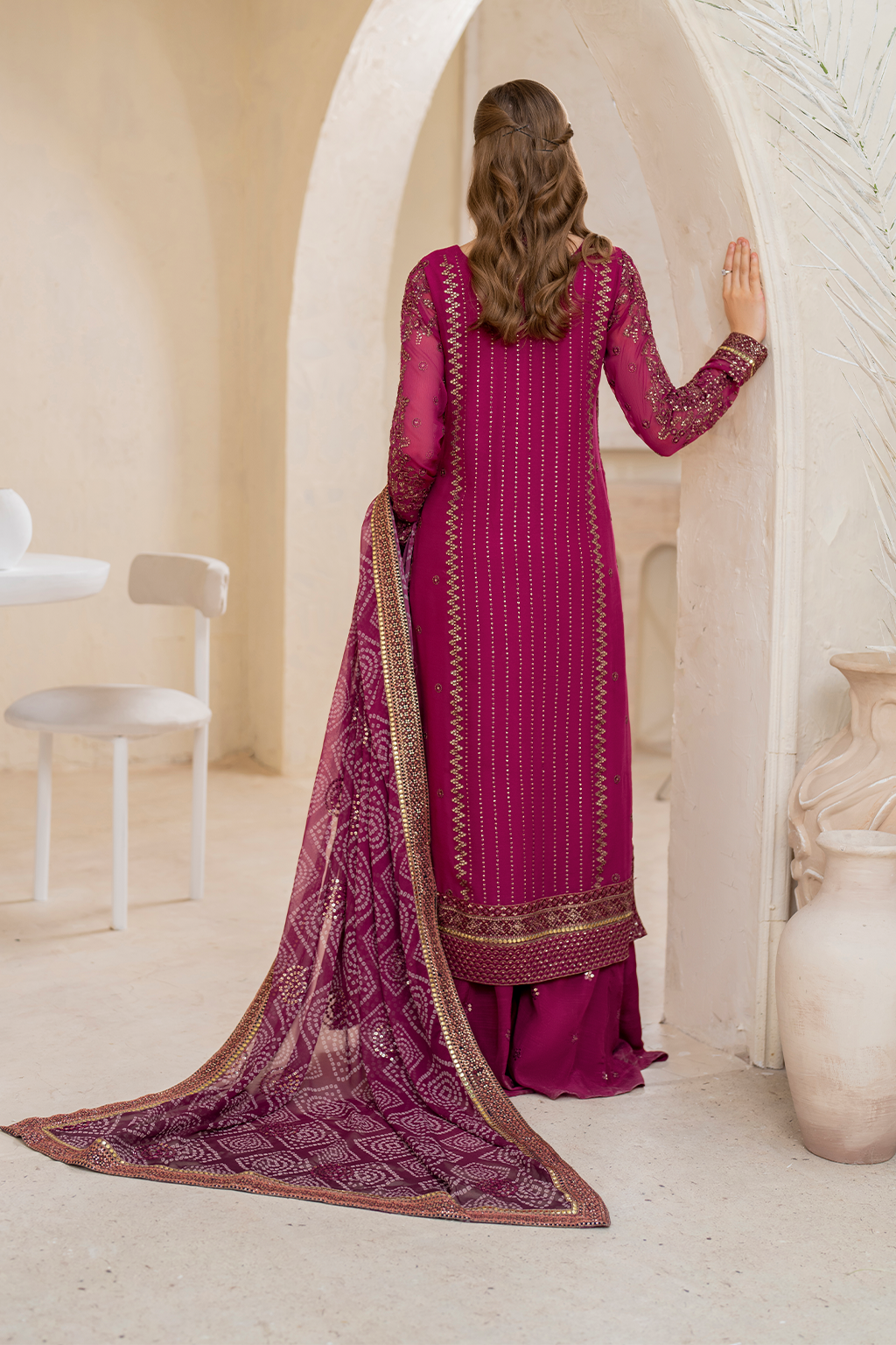 Iznik Chiffon Party Wear Collection | CC-45 - Image 4