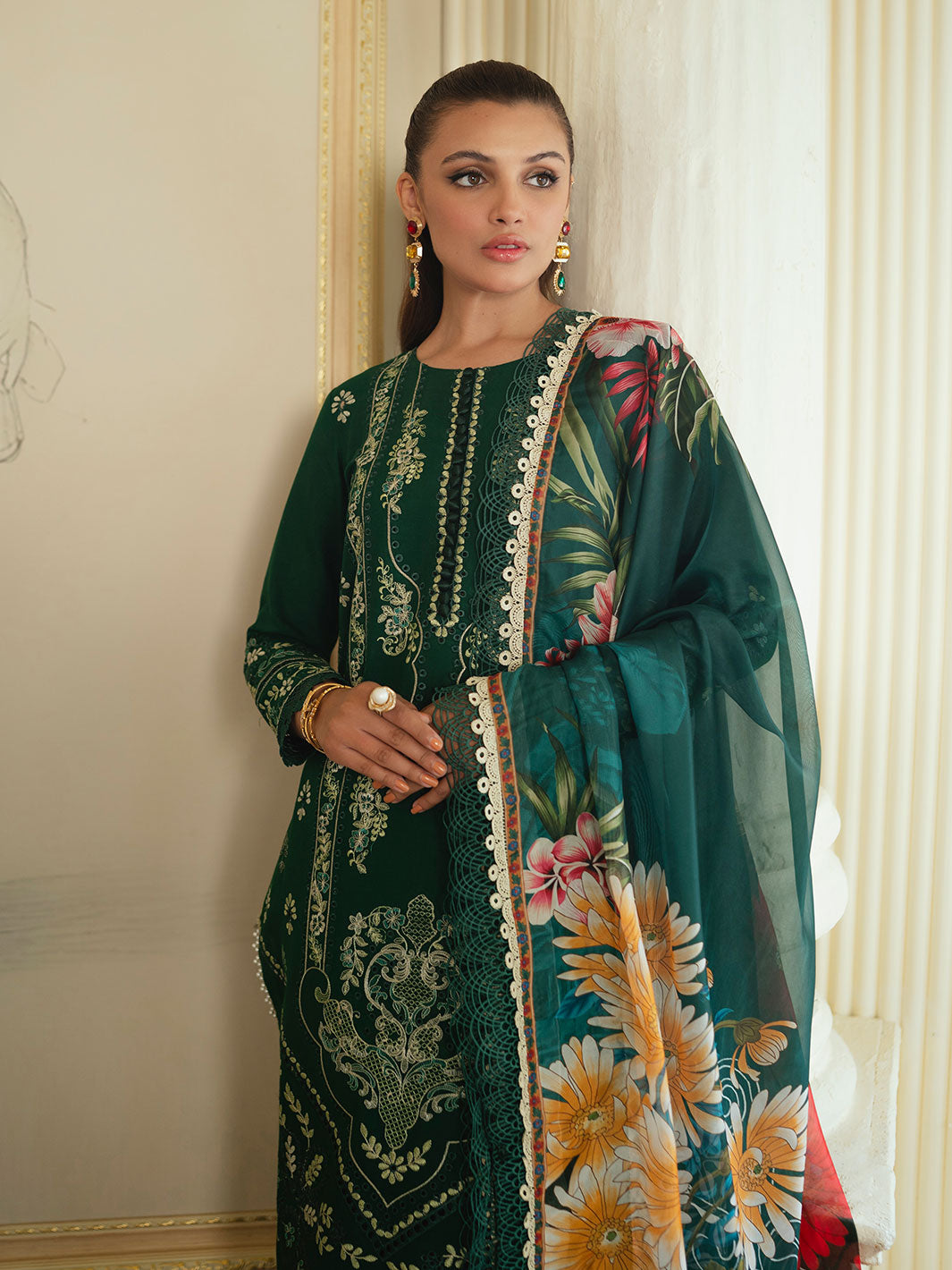 Faiza Faisal Celine Chikankari Eid Collection '24 | KANWAL - Image 3