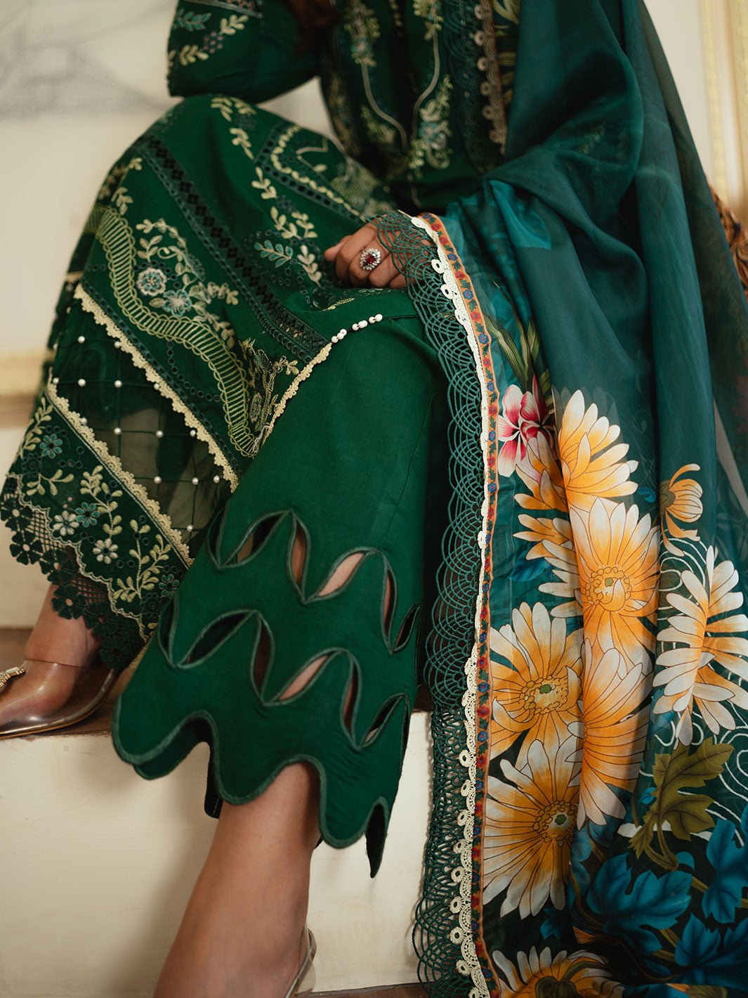 Faiza Faisal Celine Chikankari Eid Collection '24 | KANWAL - Image 2