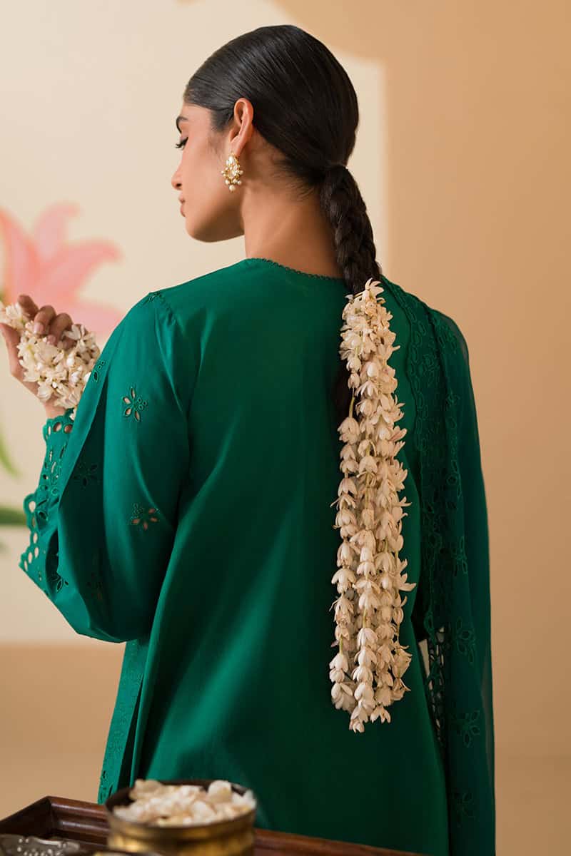 Chikankari Lawn by Cross Stitch 2024 | Vol 2 | PINE FOREST - Image 4