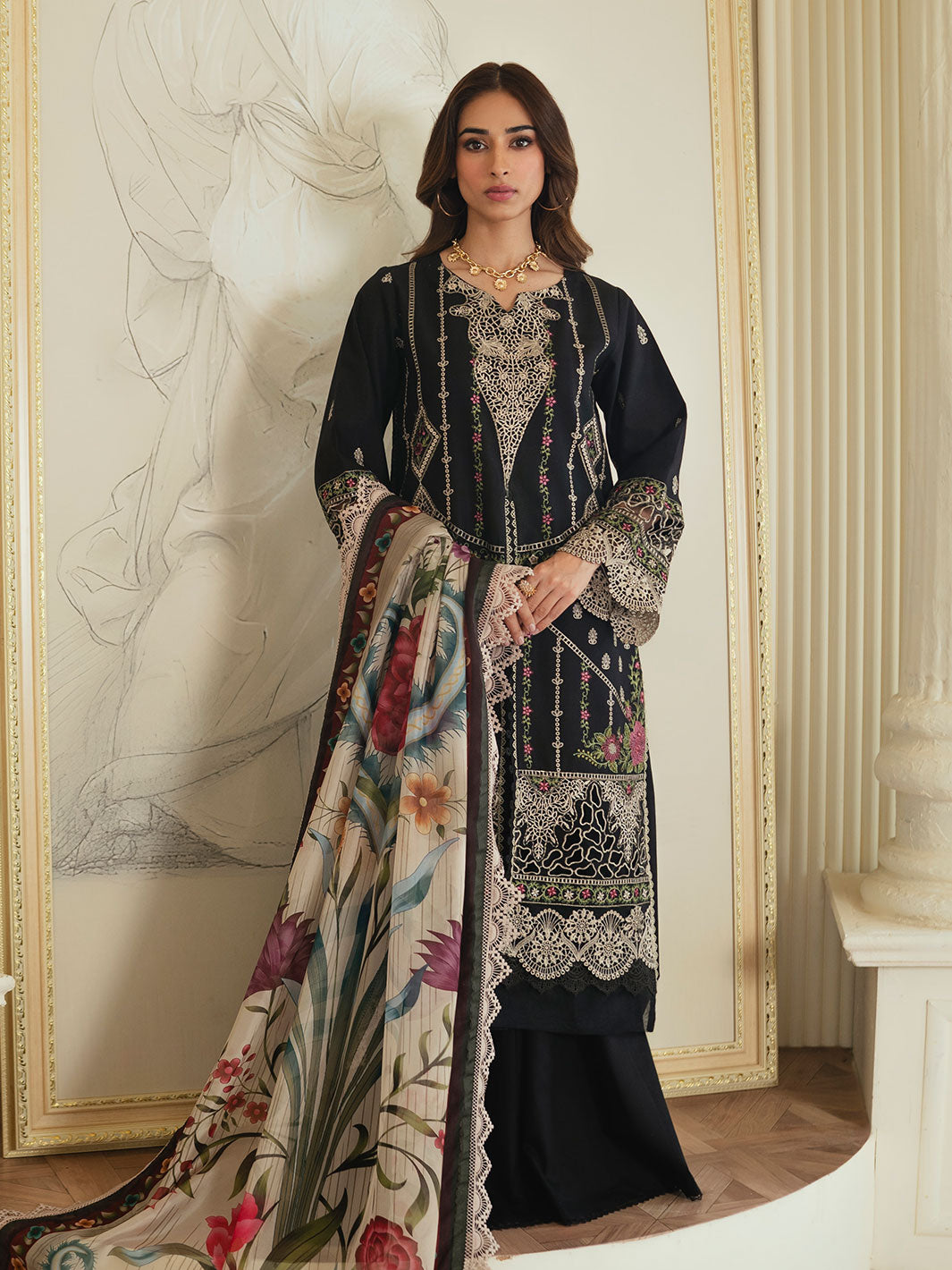 Faiza Faisal Celine Chikankari Eid Collection '24 | MEHR