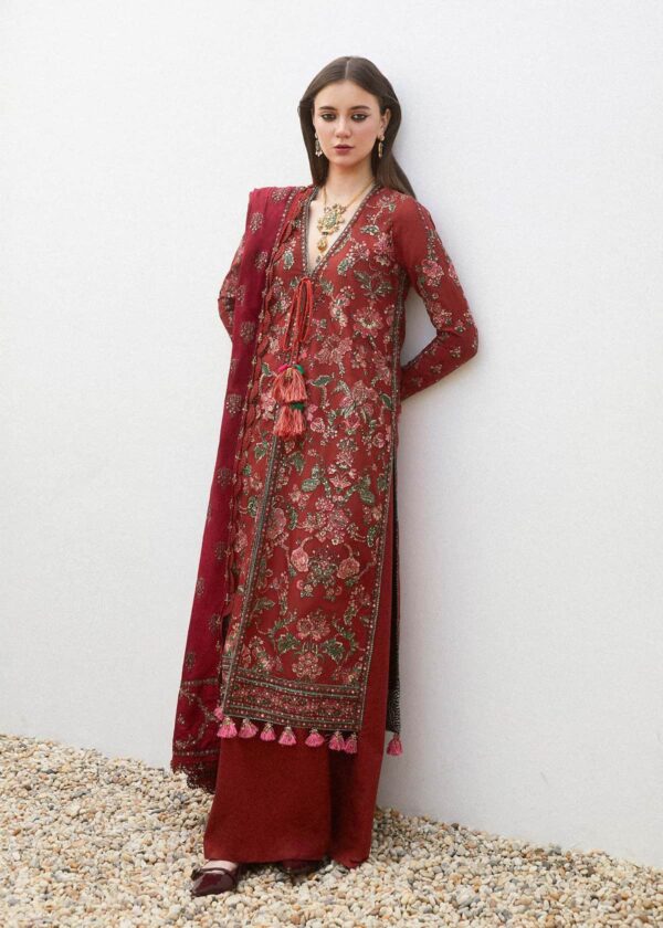 Hussain Rehar Luxury Lawn 2024 | RUHI (SS-5421)