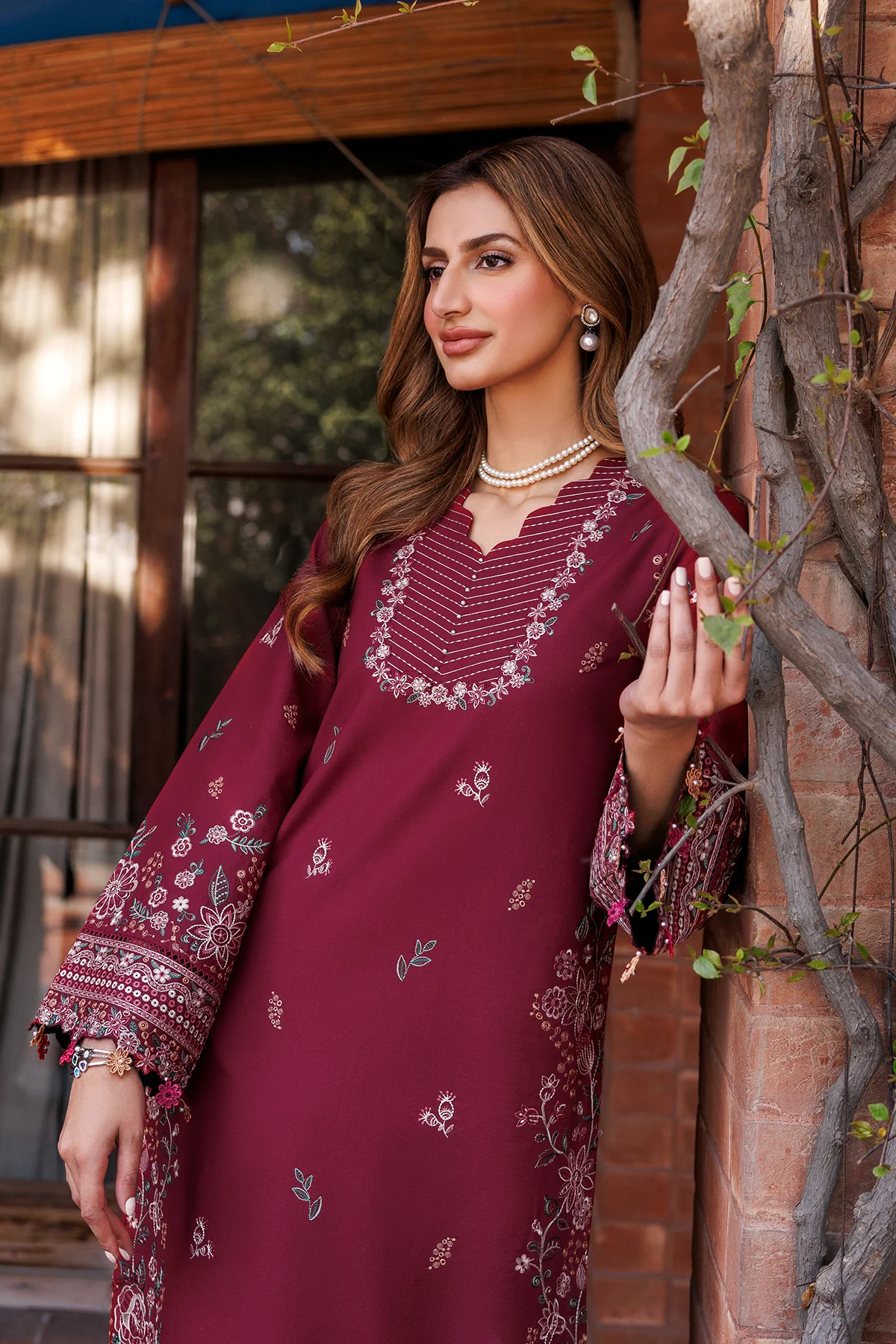 Farasha Dastoor Embroidered Lawn | RUBY GLAM - Image 4