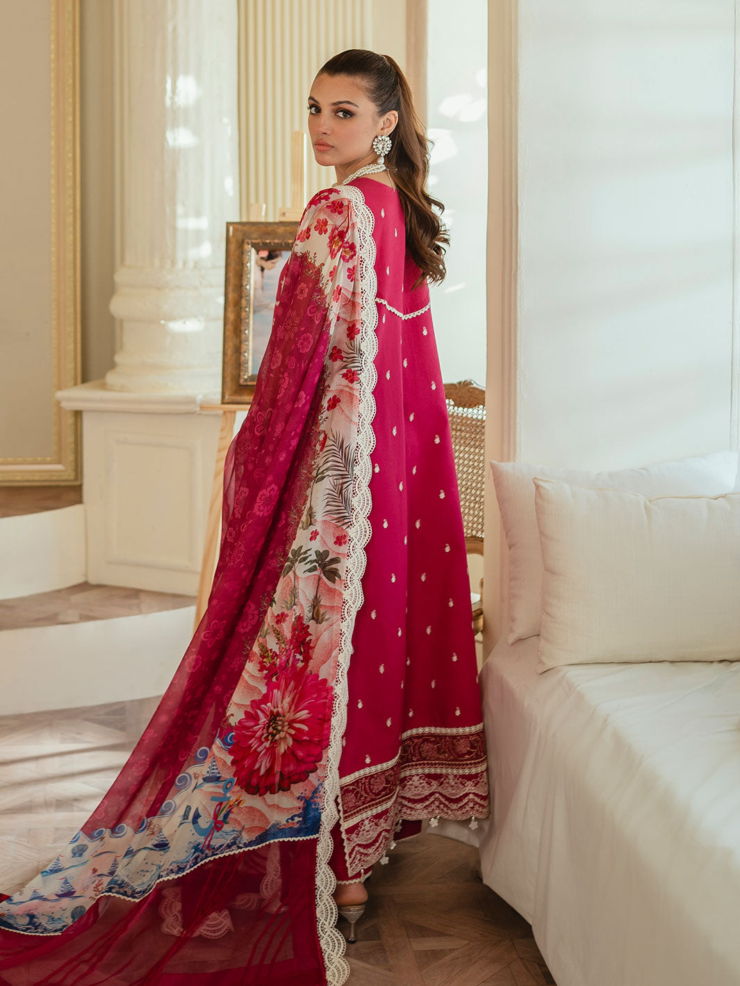 Faiza Faisal Celine Chikankari Eid Collection '24 | MAWRA - Image 5