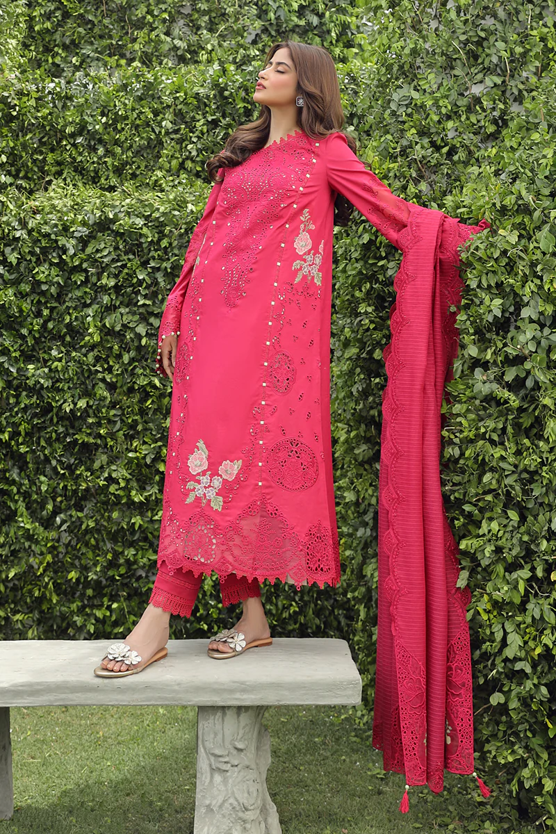 Qalamkar Festive Lawn 2024 | PS-06 - Image 3