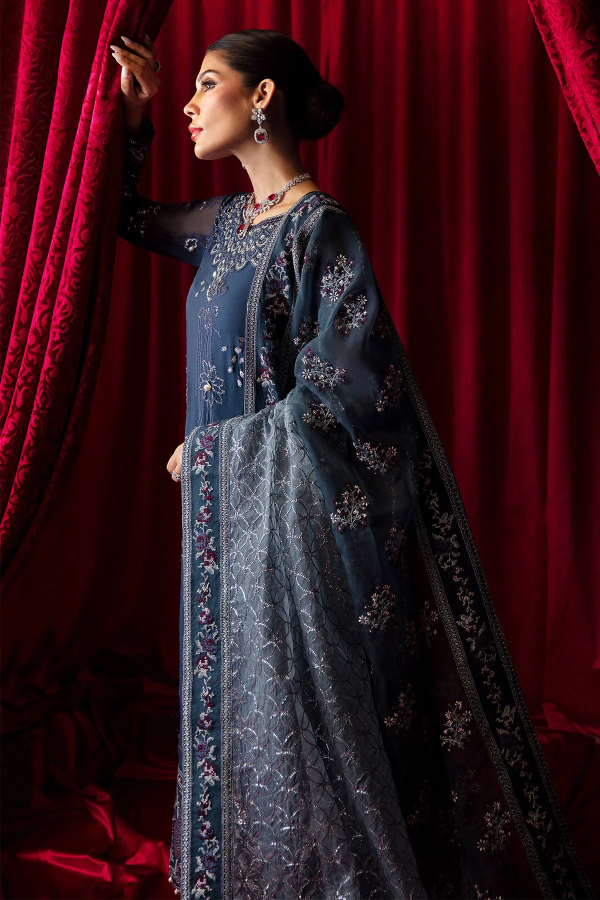 Elanora By Nureh Embroidered Chiffon Vol 2 | NEL-52 - Image 4