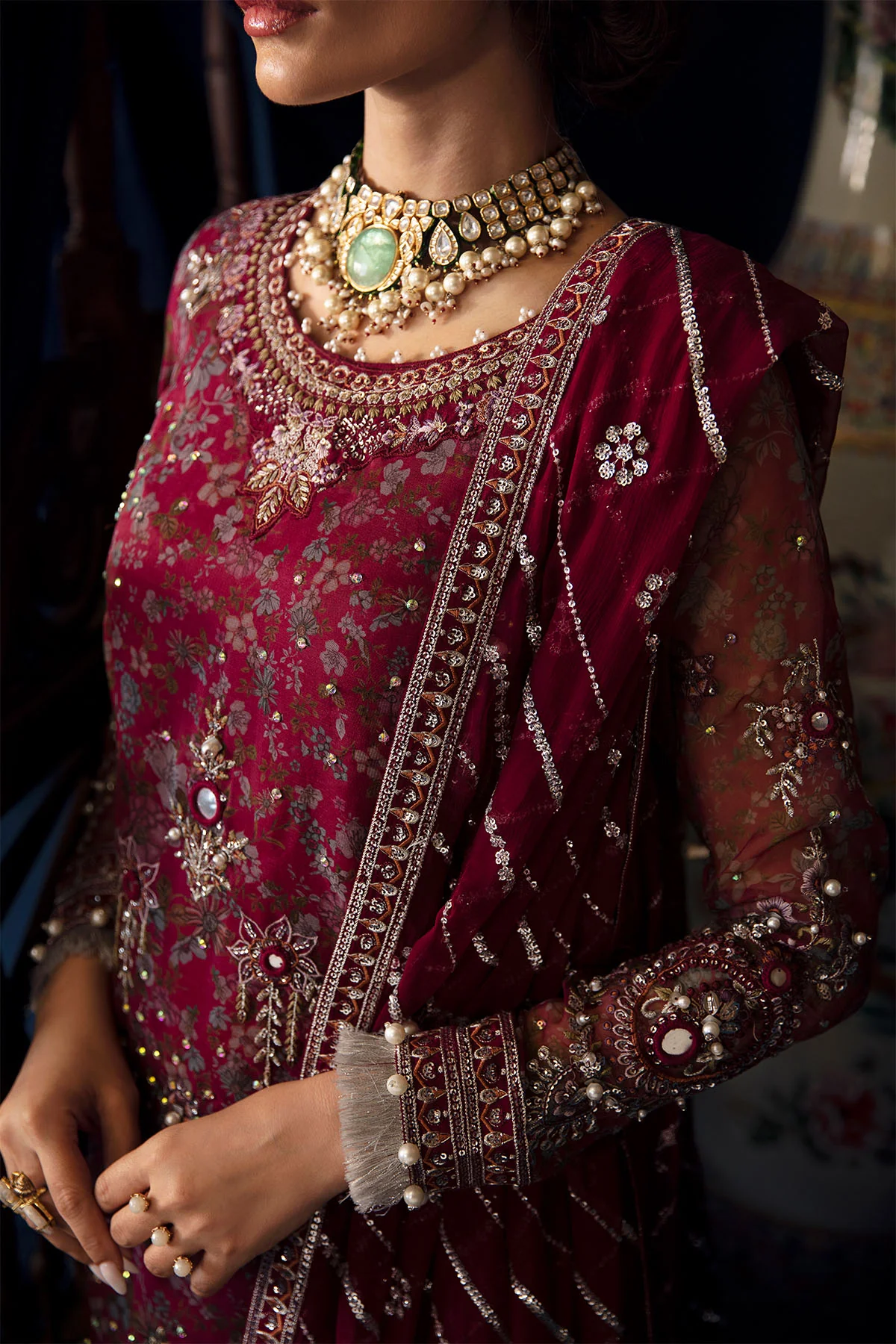 Elanora By Nureh Embroidered Chiffon Vol 2 | NEL-49 - Image 5