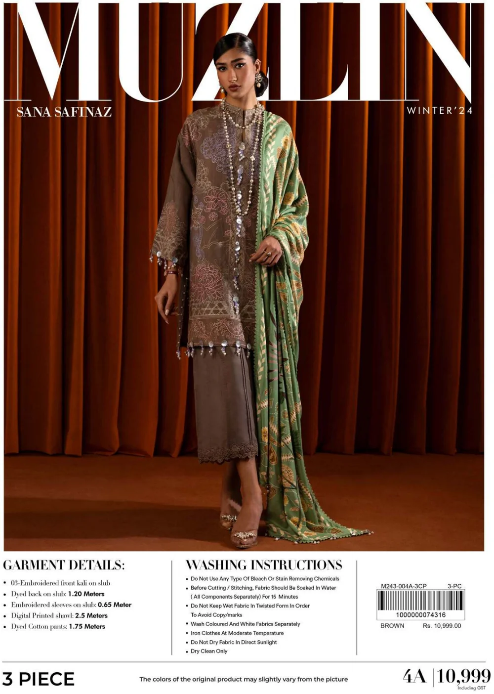 Sana Safinaz Muzlin Fall Winter | 4A