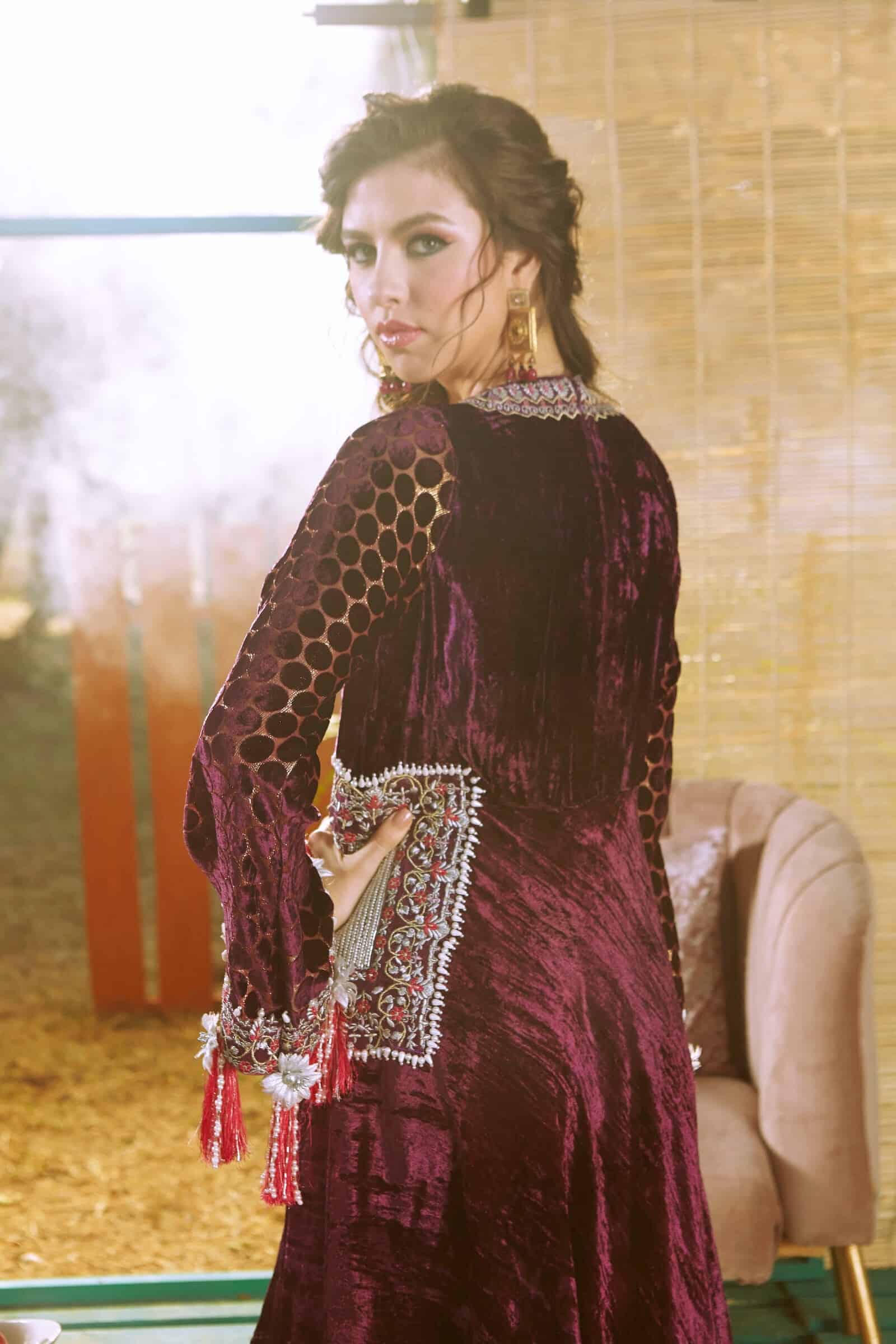 Zara Hayaat Festive Collection - PERIWINKLE 20 W2 (SS-5186) - Image 3