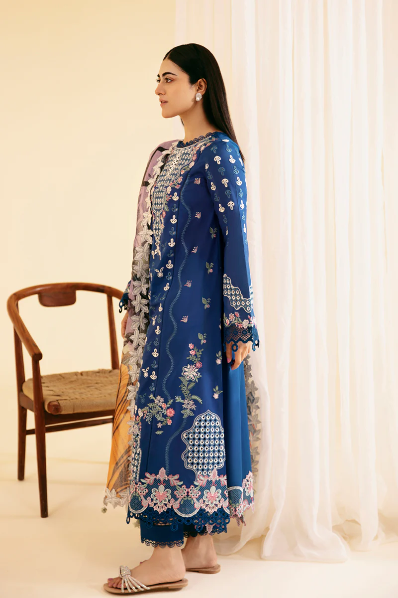 Qlinekari Lawn by Qalamkar 2024 | SQ-08 - Image 2
