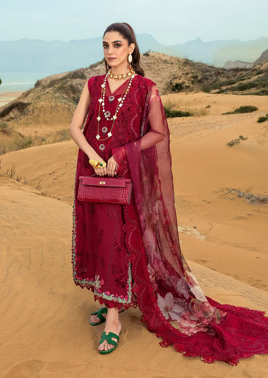Crimson Lawn by Saira Shakira 24 | 3A - Image 2