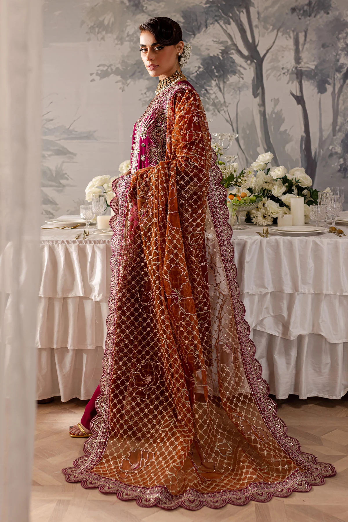 Elanora By Nureh Embroidered Chiffon Vol 3 | NEL-54 - Image 3