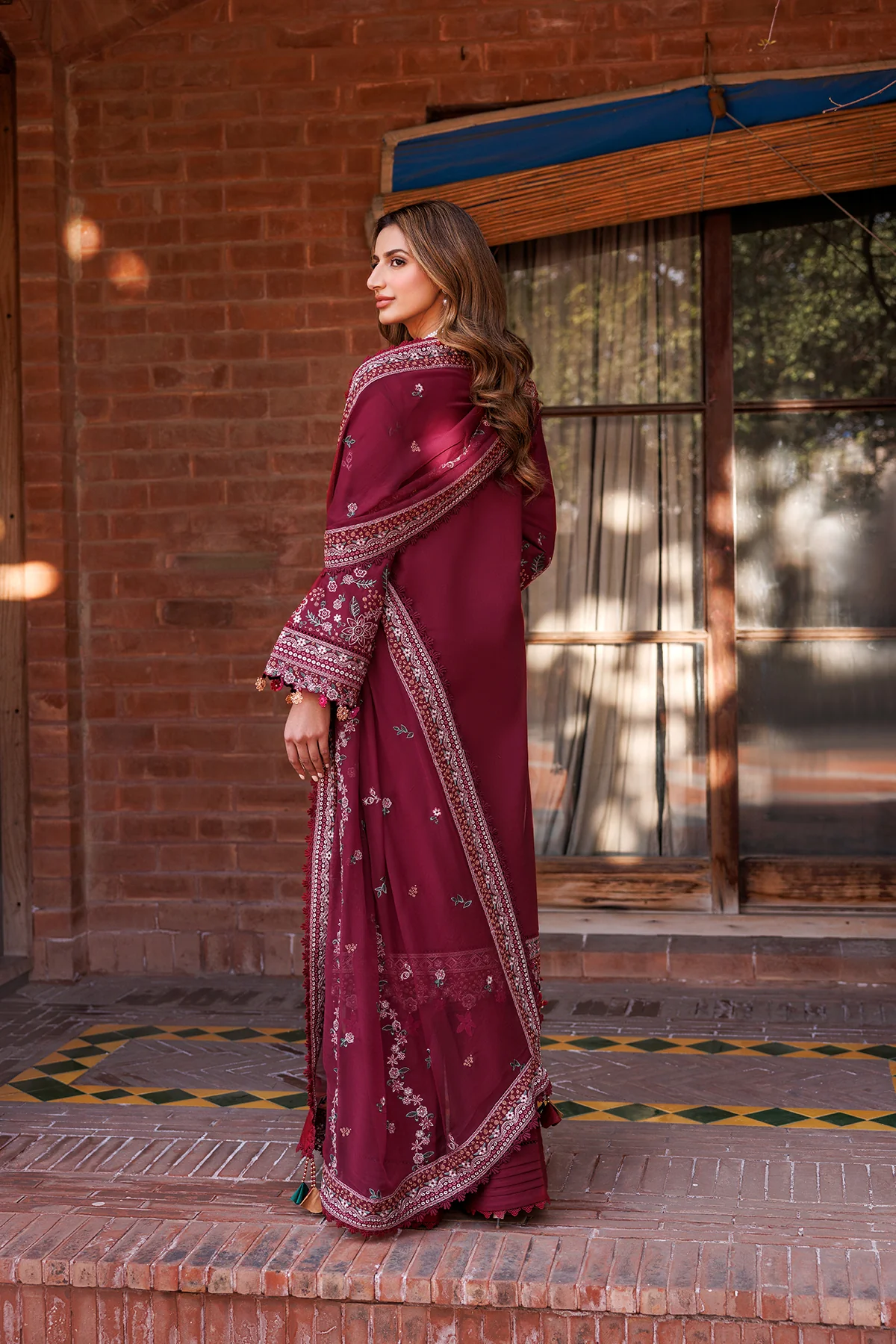 Farasha Dastoor Embroidered Lawn | RUBY GLAM - Image 3