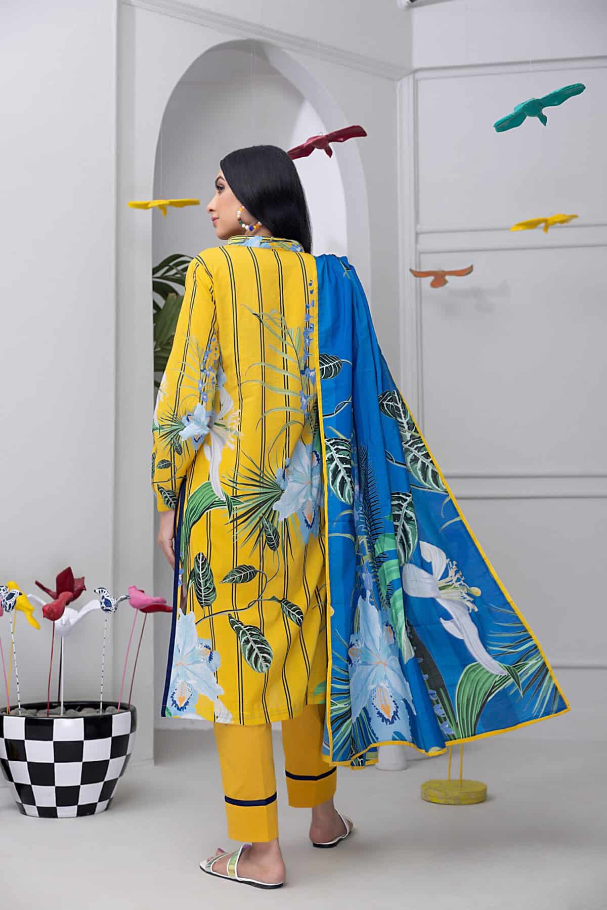 Salina Pop Printed Lawn | SP-5 - Image 4