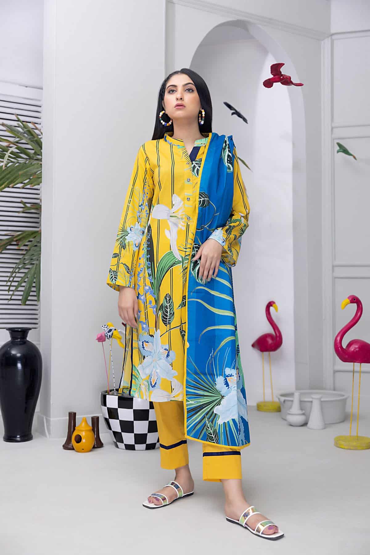 Salina Pop Printed Lawn | SP-5 - Image 3