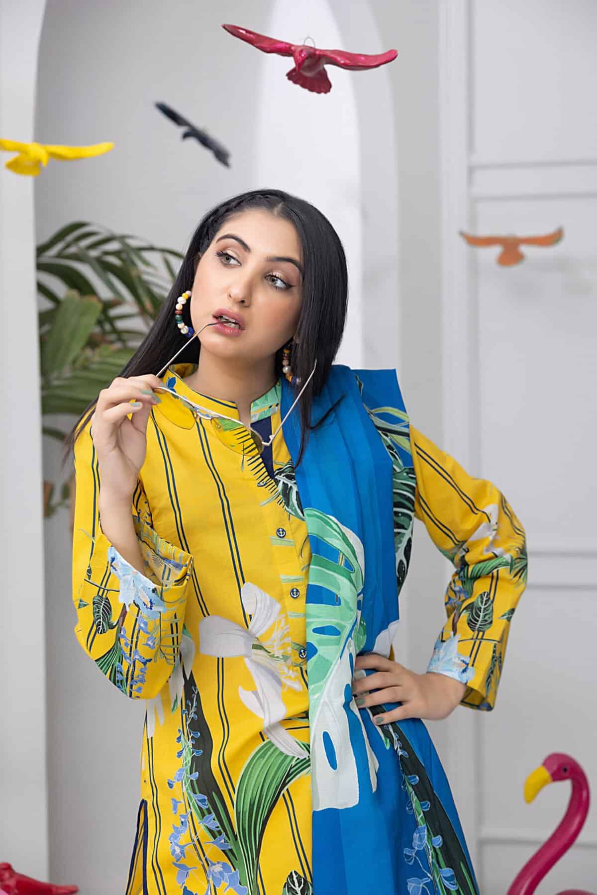 Salina Pop Printed Lawn | SP-5 - Image 5
