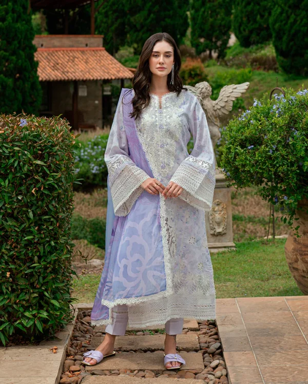 Roheenaz Summer Reverie Luxury Lawn -Florin