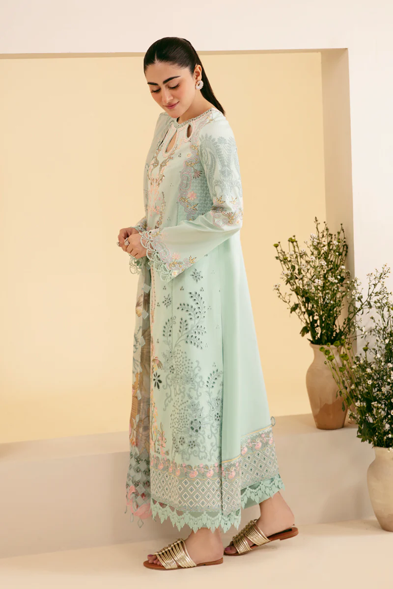 Qlinekari Lawn by Qalamkar 2024 | SQ-06 - Image 2