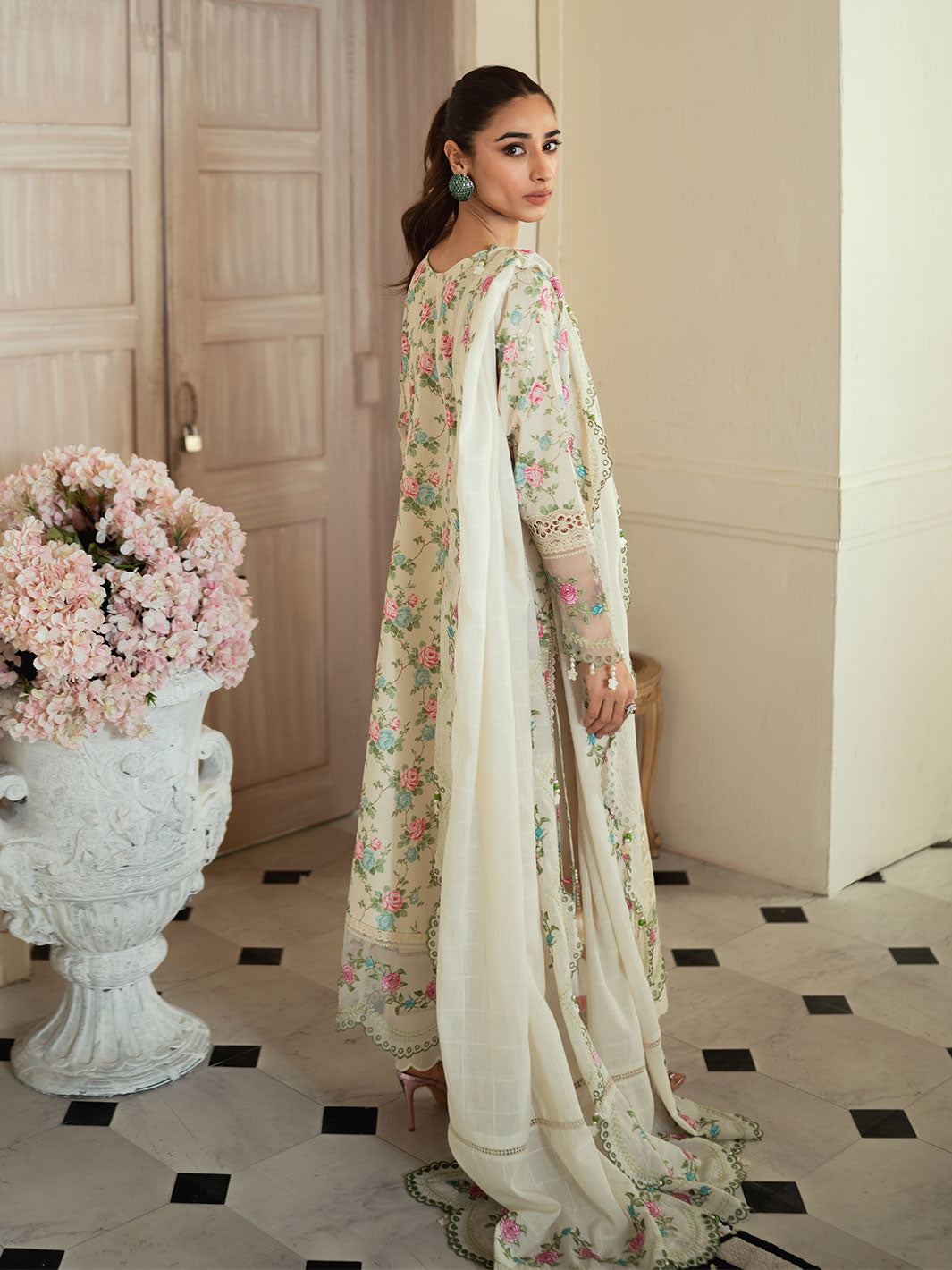 Faiza Faisal Celine Chikankari Eid Collection '24 | SEEMAL - Image 5