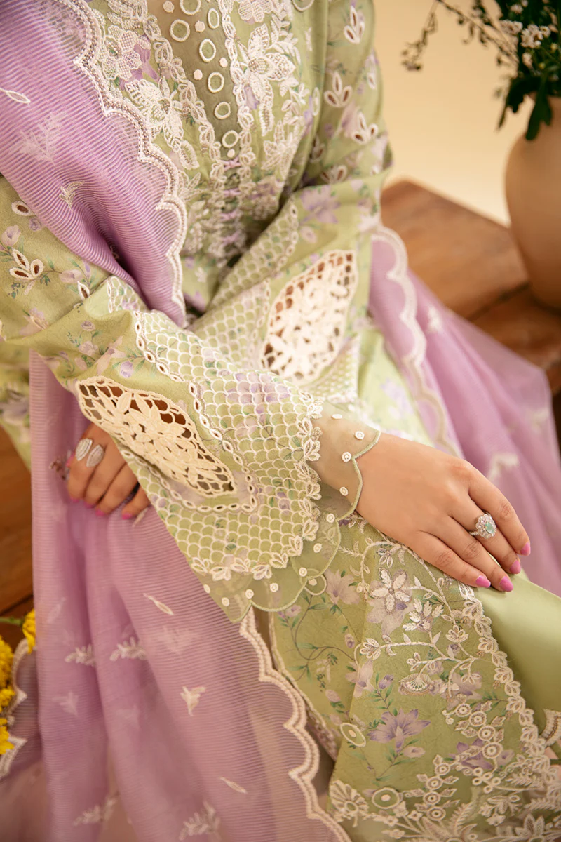 Qlinekari Lawn by Qalamkar 2024 | SQ-10 - Image 3