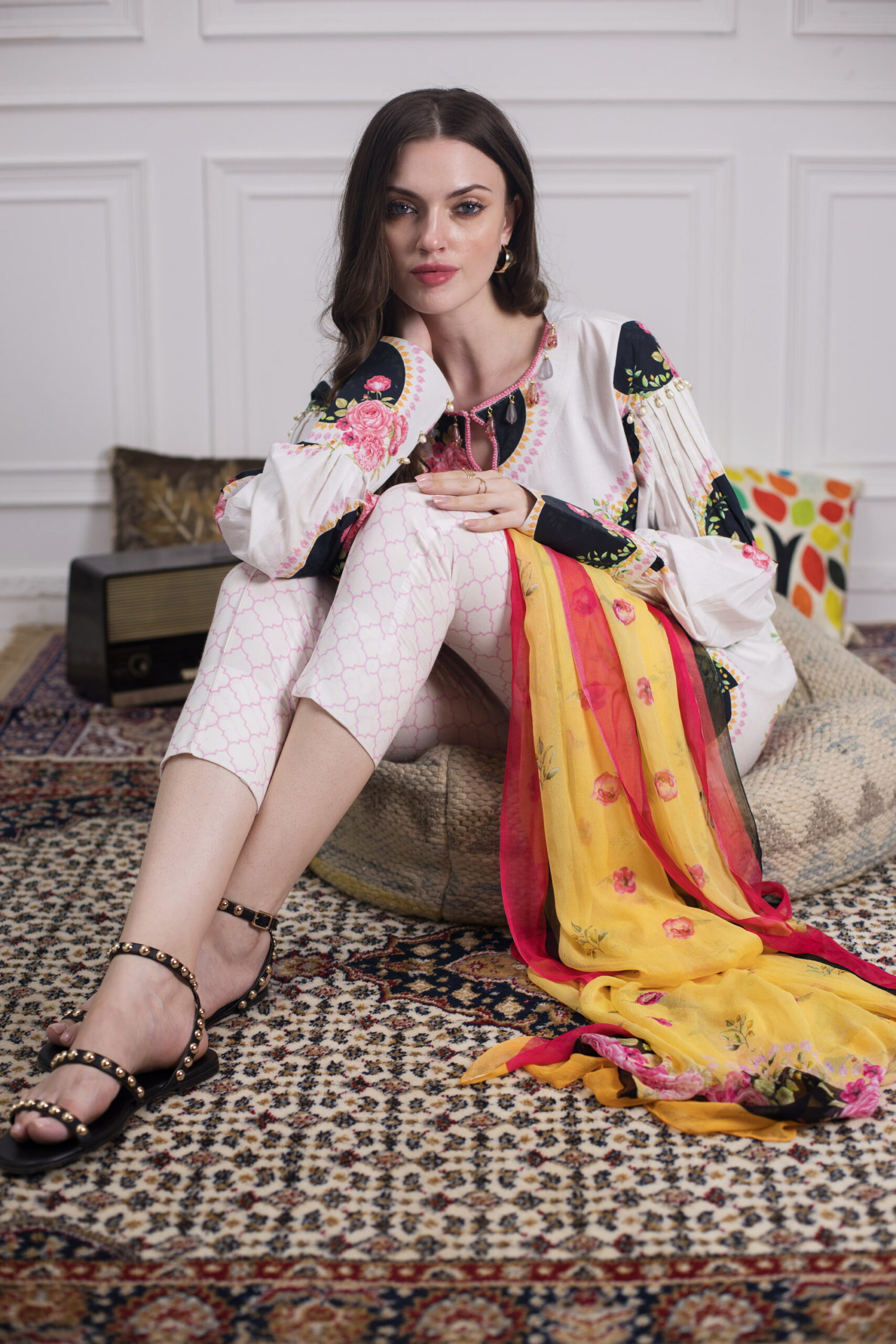 Ghazal from House of Mist | Lawn | Vol 3 | | HM-GZ3-8 - Image 20