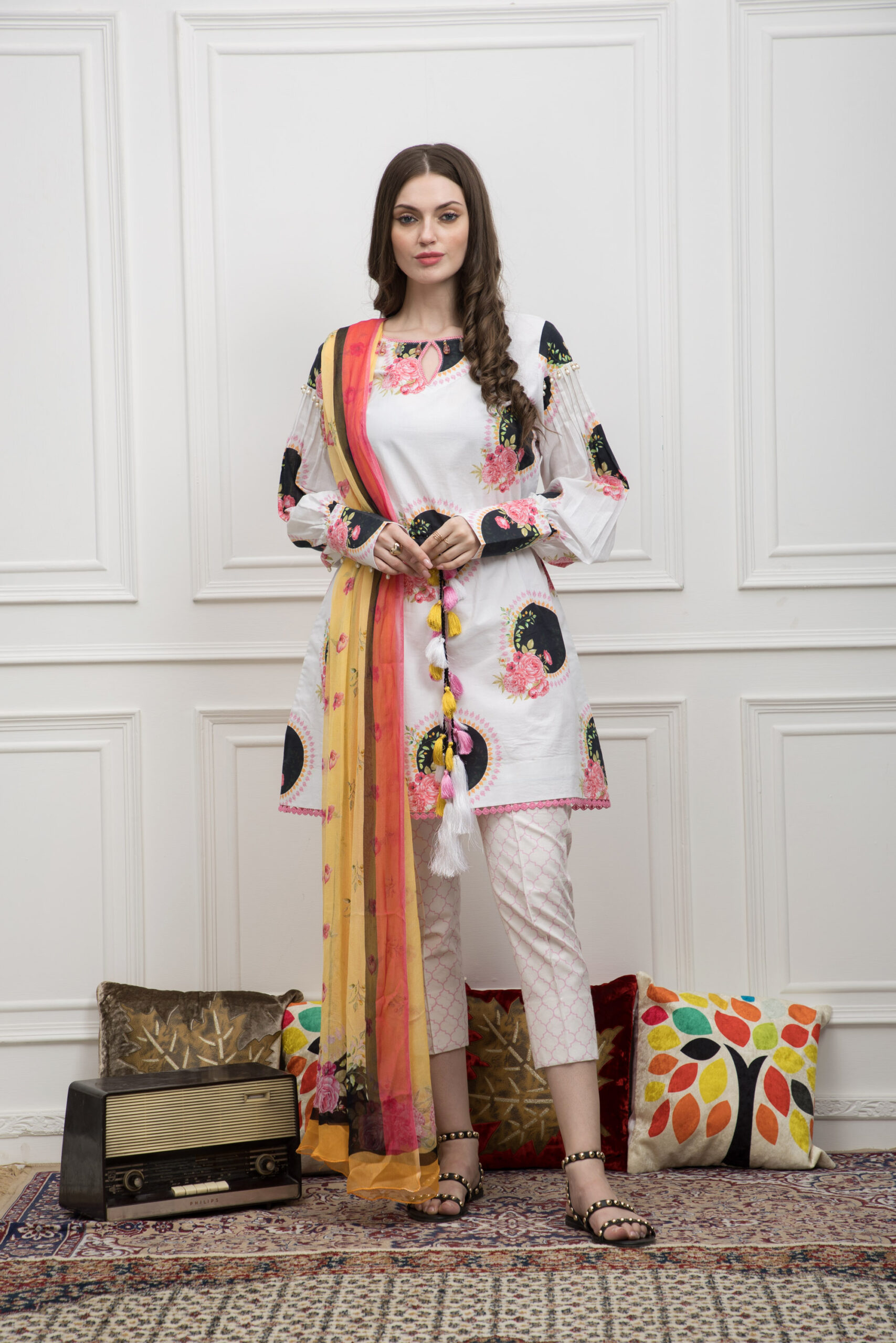 Ghazal from House of Mist | Lawn | Vol 3 | | HM-GZ3-8 - Image 4