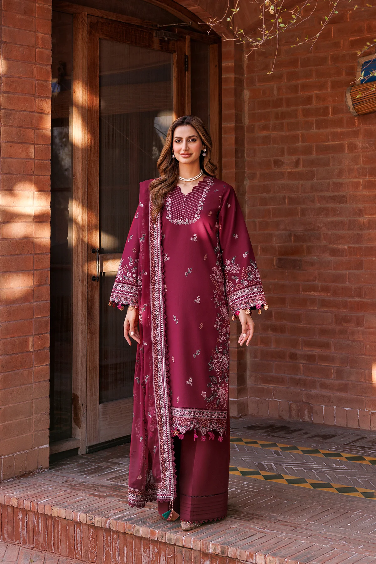 Farasha Dastoor Embroidered Lawn | RUBY GLAM