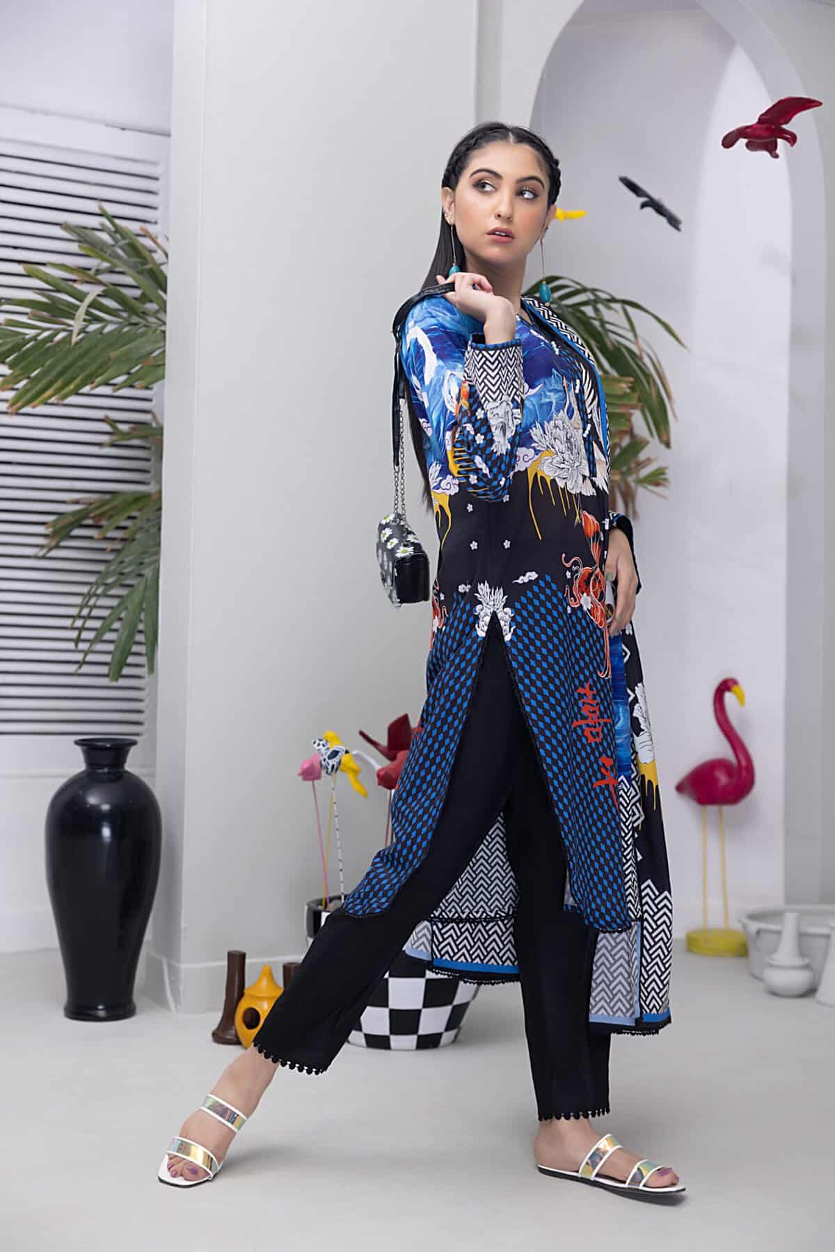 Salina Pop Printed Lawn | SP-8 - Image 2