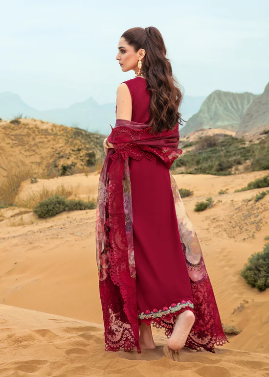 Crimson Lawn by Saira Shakira 24 | 3A - Image 3