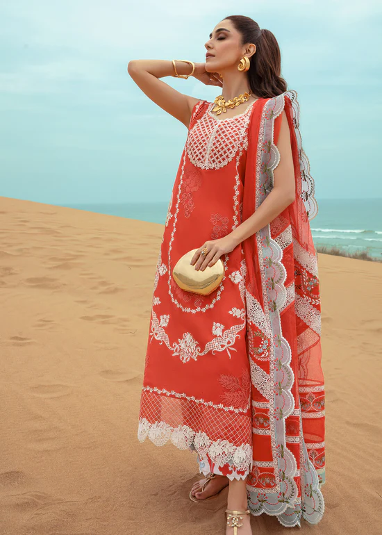 Crimson Lawn by Saira Shakira 24 | 5B - Image 2