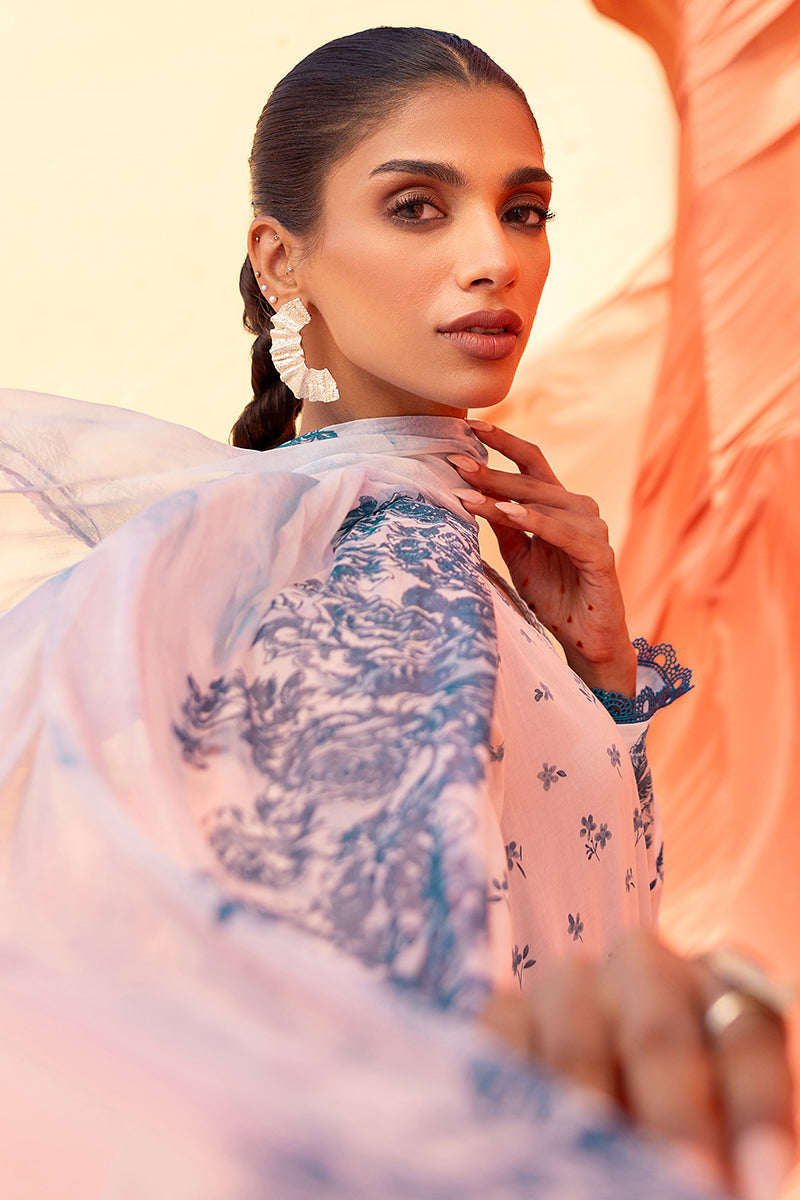 Cross Stitch Eid Lawn 2024 | FLORET VOGUE - Image 4