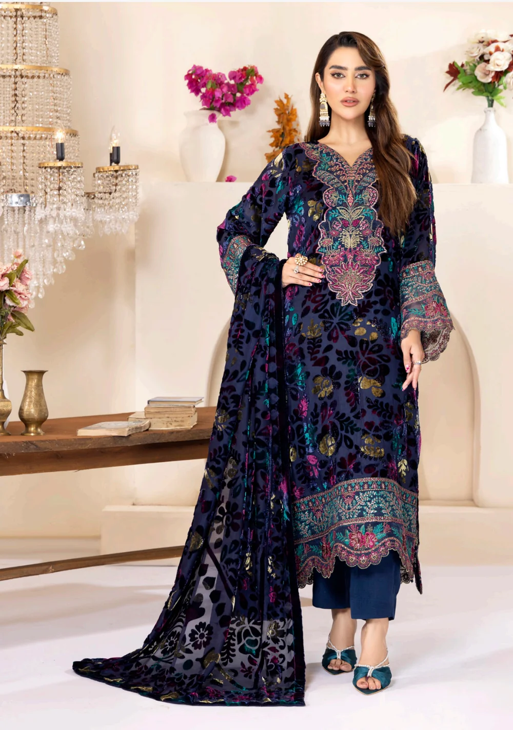 Adan's Libas Plachi'24 Luxury Unstitched Vol 2