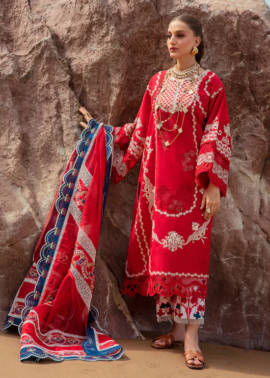 Crimson Lawn by Saira Shakira 24 | 5A - Image 2