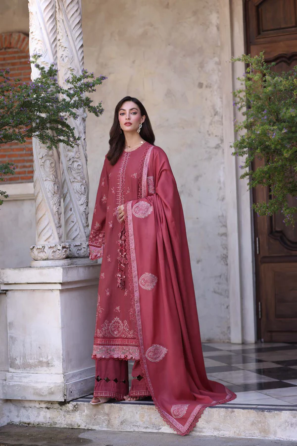 Noor Winter Pashmina Shawls'25 | Saadi Aasad || Sienna - Image 4