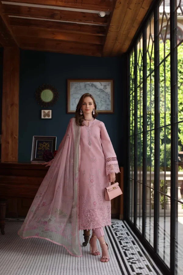 Alternative view of Noor Eid Luxury Schiffli Laserkari' 25 by Saadia Asad | D3