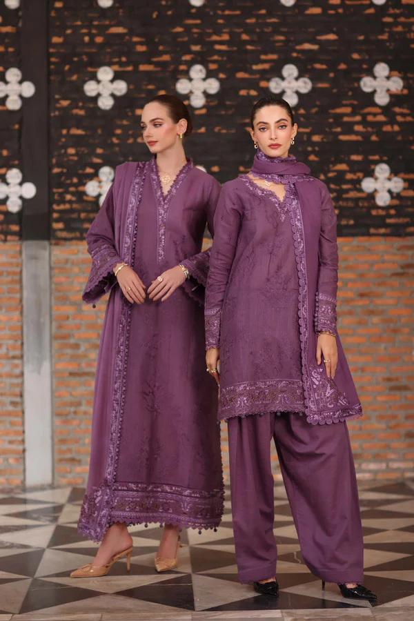 Noor Winter Pashmina Shawls'25 | Saadi Aasad || Serenity - Image 3