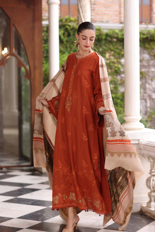 Noor Winter Pashmina Shawls'25 | Saadi Aasad || Rustique - Image 3