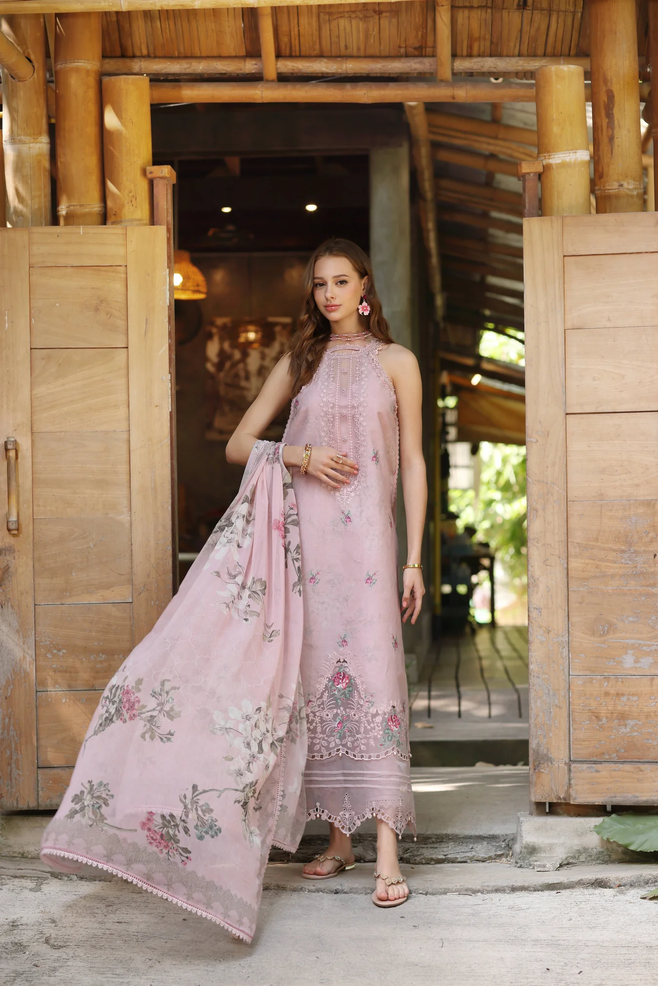 Noor Eid Luxe Printedkari '25 by Saadia Aasad | D2-B
