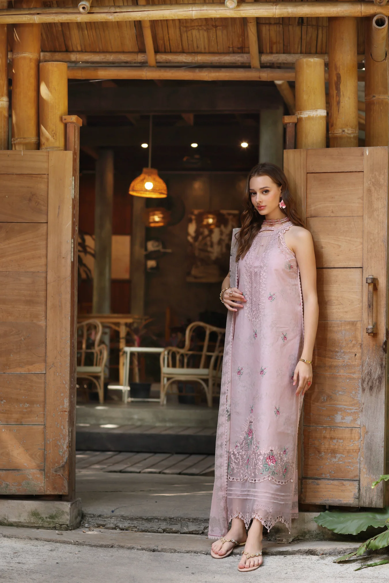 Noor Eid Luxe Printedkari '25 by Saadia Aasad | D2-B - Image 2