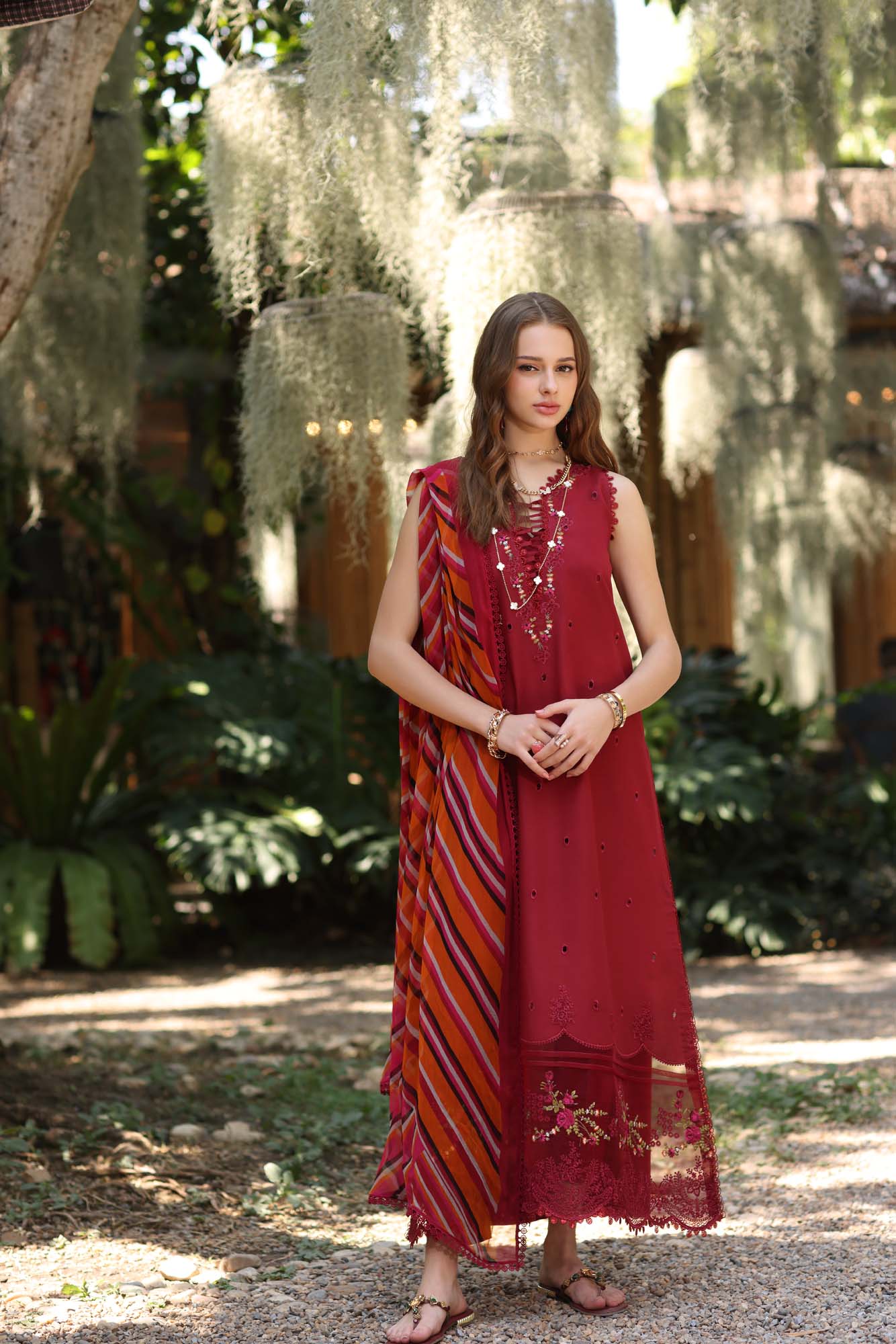 Noor Eid Luxe Printedkari '25 by Saadia Aasad | D3-B