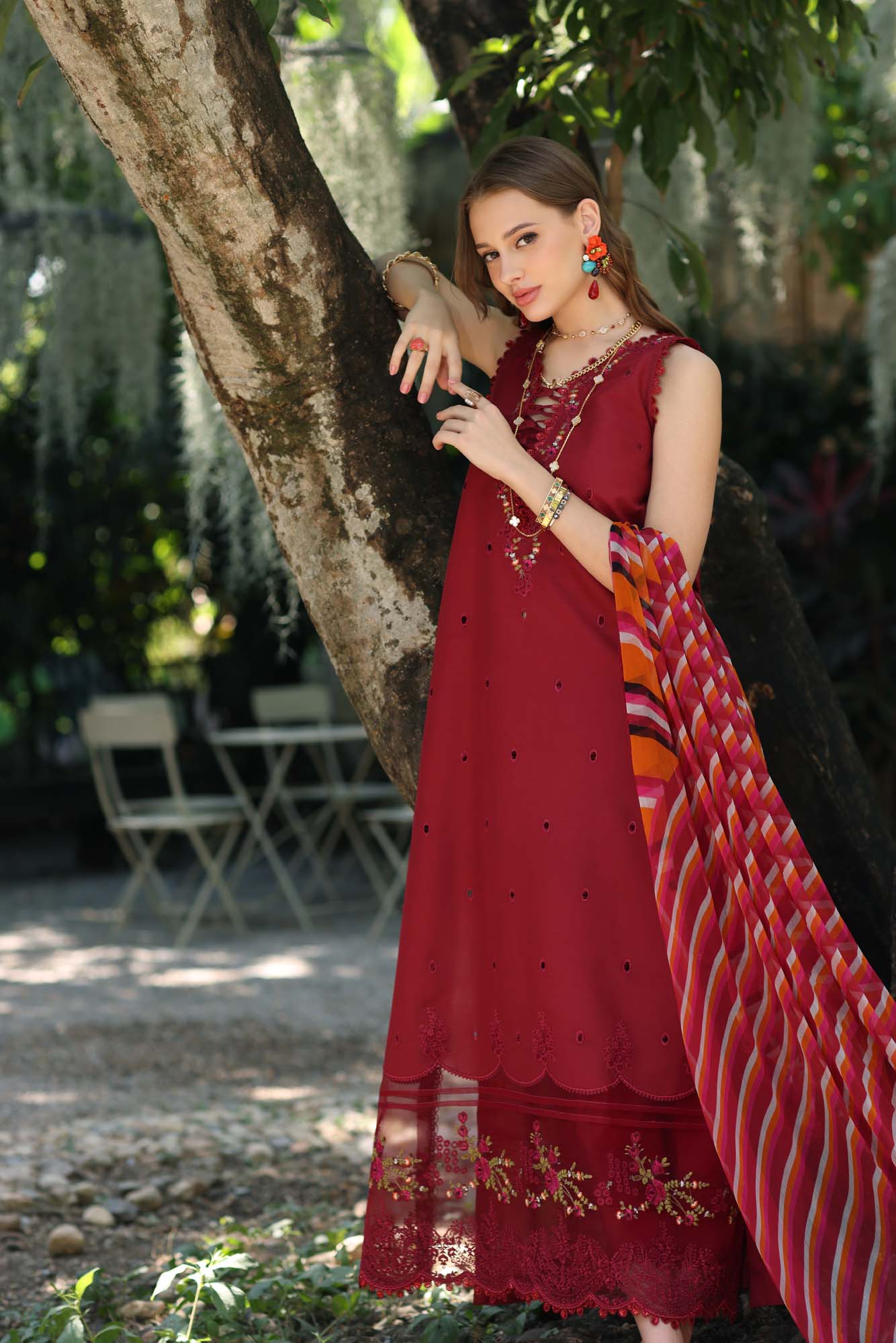 Noor Eid Luxe Printedkari '25 by Saadia Aasad | D3-B - Image 2