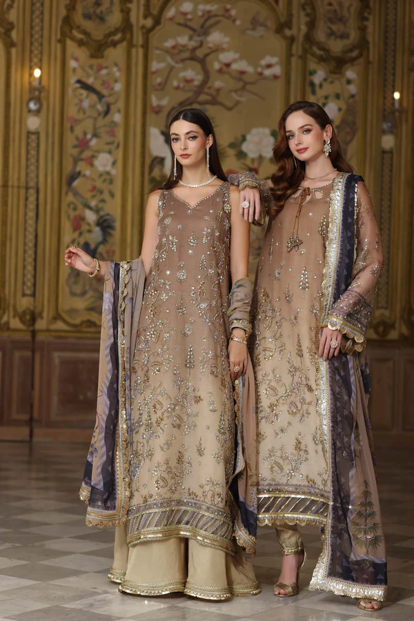 Noor Noor Festive '25 | Saadi Aasad | D2 - Beige - Image 4