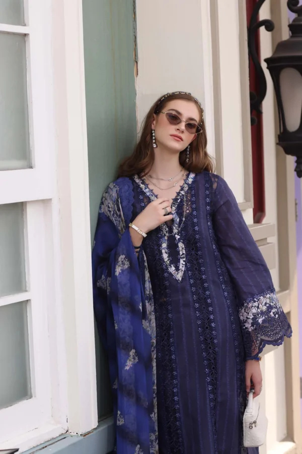 Alternative view of Noor Eid Luxe Chikankari' 25 | D7