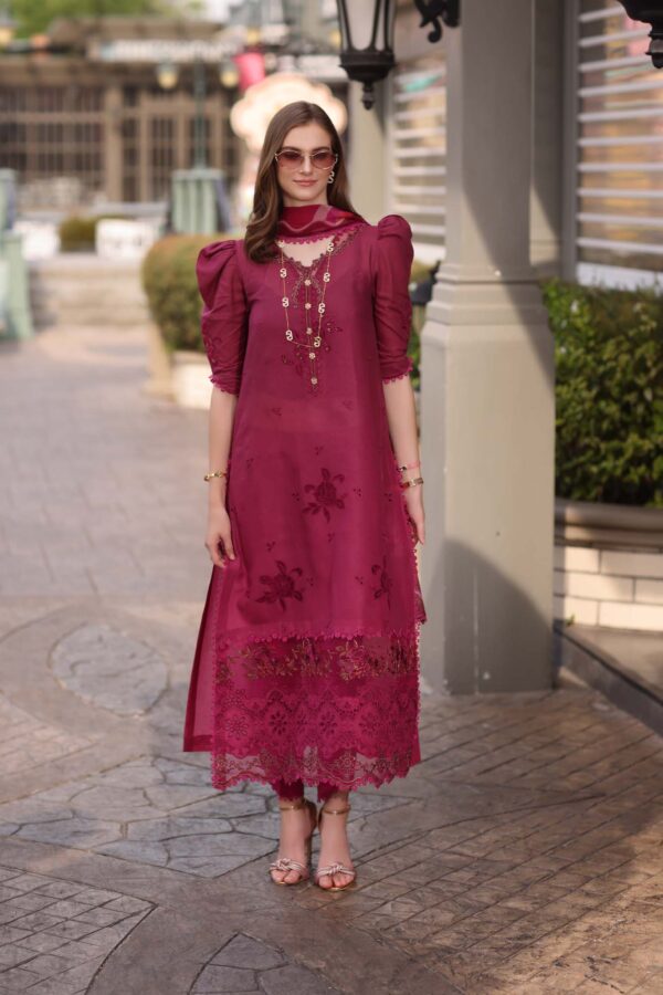 Alternative view of Noor Eid Luxe Chikankari' 25 | D9