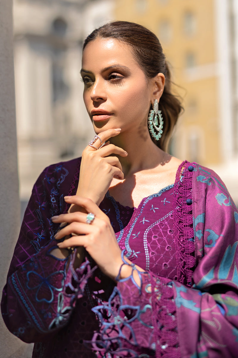 Carnation Winter Shawl Edit ’24 by Rang Rasiya | RR24V08CSD13 - Image 3