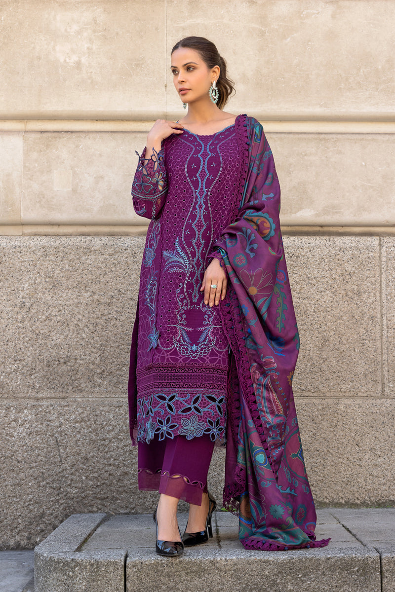 Carnation Winter Shawl Edit ’24 by Rang Rasiya | RR24V08CSD13 - Image 6