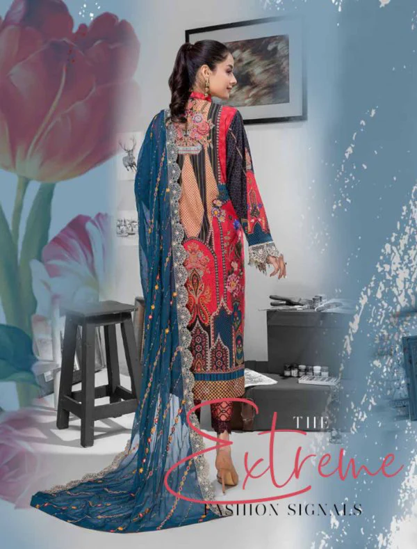 Adan's Libas Elsa Lawn Collection – D-03 (GZ-69) - Image 2
