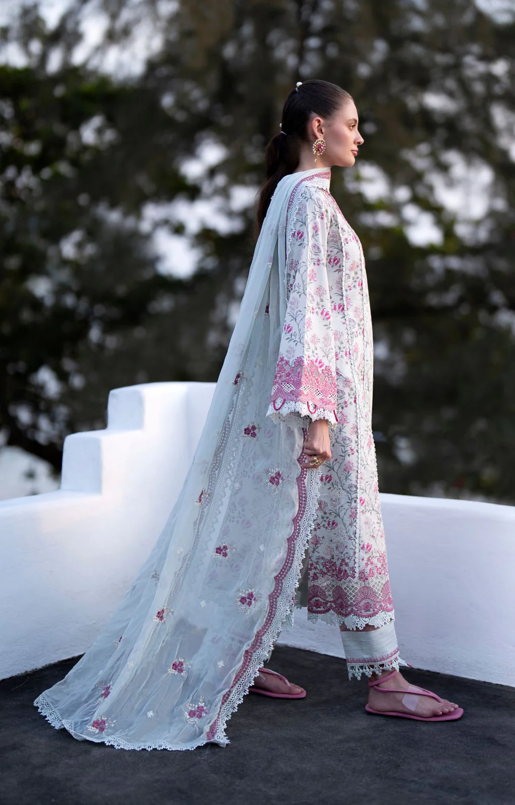 AJR Printkari 25 Lawn | Blush - Image 2