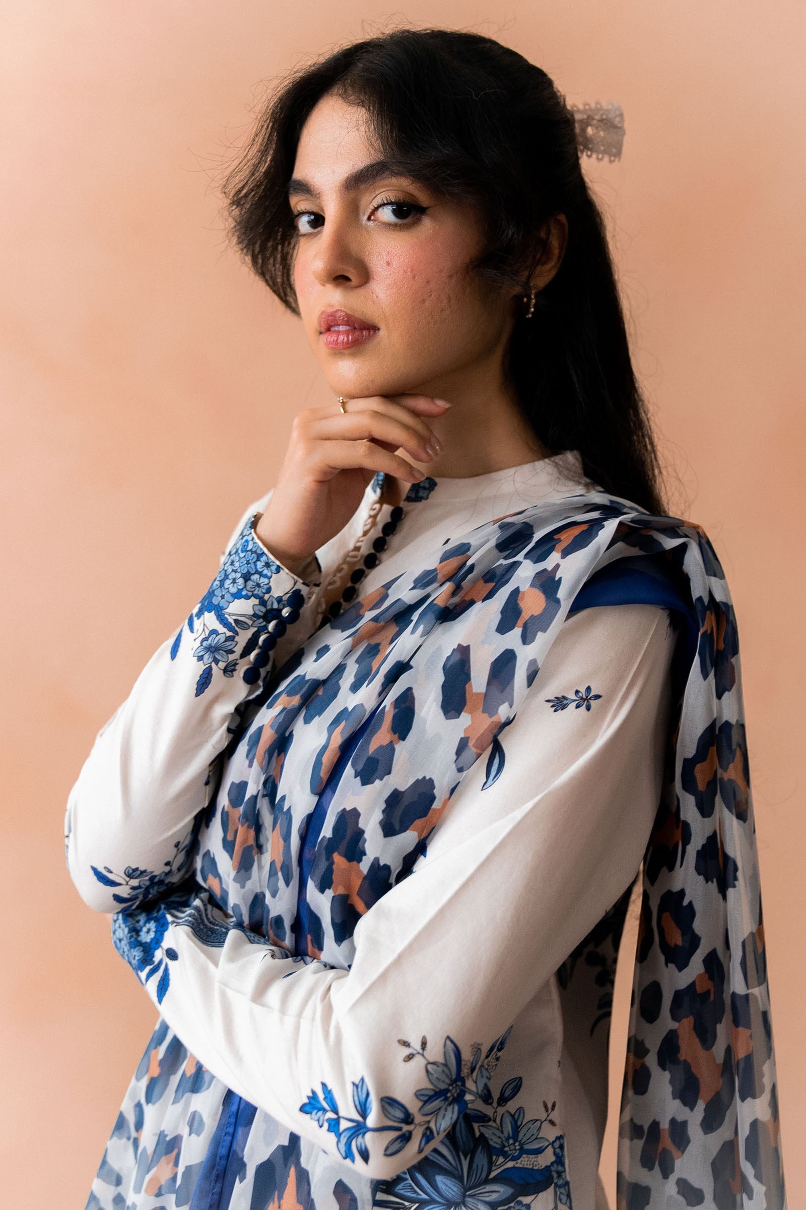 Coco Prints by Zara Shahjahan | Vol 2 | Pure Lawn | D3 - Image 3