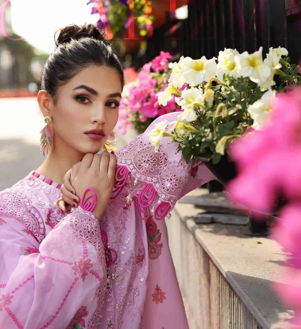 Charizma Rang-e-Bahaar Embroidered Lawn 2024 | CRB4-09 - Image 3